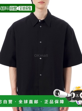 韩国直邮STUDIO NICHOLSON SANKO SNM SS 衬衫 黑色 (1267) 短袖