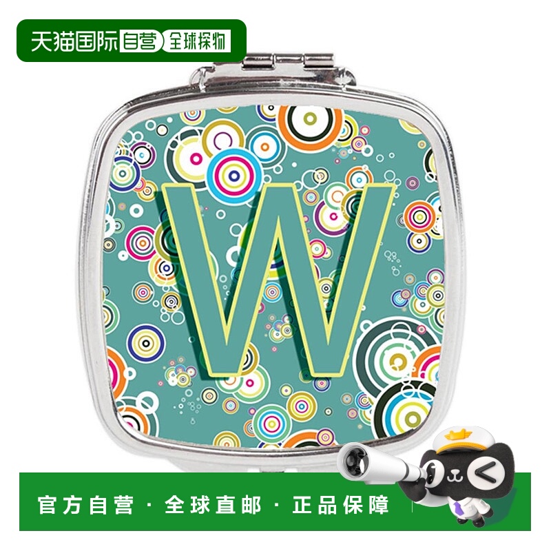 自营 Carolines Treasures CJ2015-WSCM 字母 W 圆圈圆圈青正品