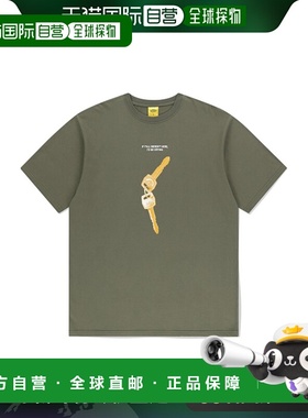 韩国直邮MAHAGRID 男士T恤MG2EMMT525DKH SMILEY KEY TEE KHAKI(M