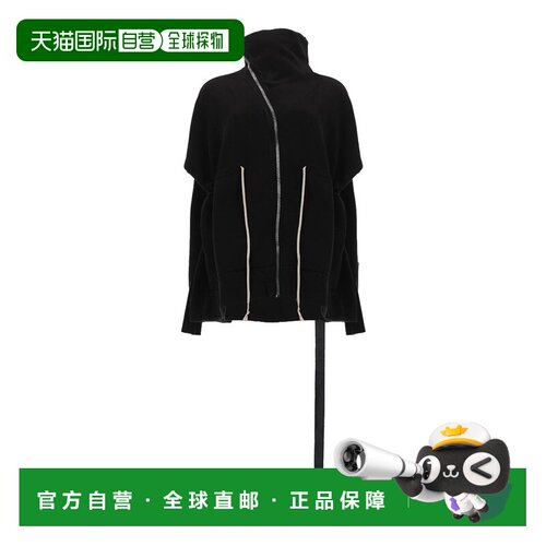 香港直邮RICK OWENS 女士卫衣 DS01F4210F09 SS2026 黑色 Mountai