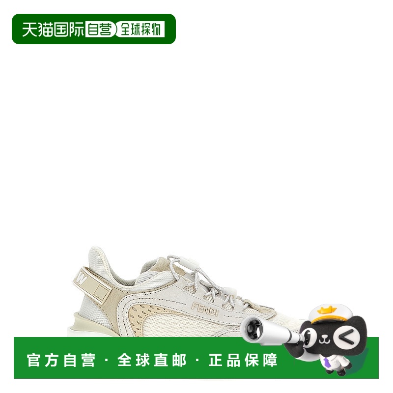 1h可退 香港直邮FENDI 女士运动鞋 8E8620ASAXF1RUJ CO 白色 Flow
