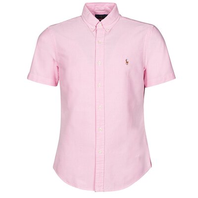 polo ralph lauren拉夫劳伦男士短袖衬衫玫瑰色