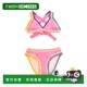 Swim pink Rainbow 2pc 自营PQ Set Embroidered Bikini 美国奥