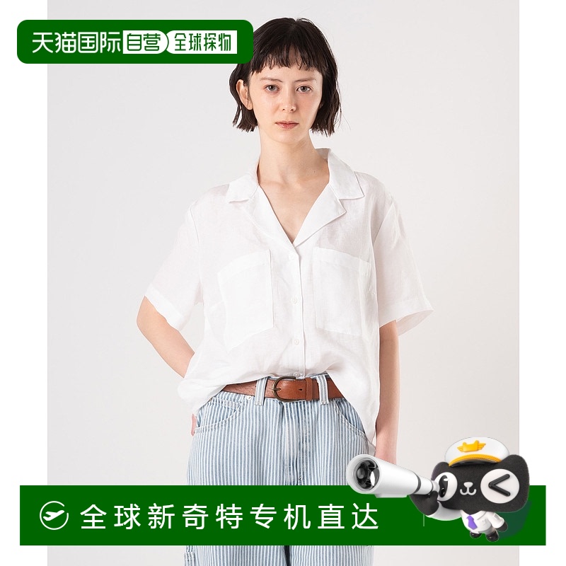 1h可退 日本直邮Levi's 女士宽松开襟短袖衬衫 001HO0000