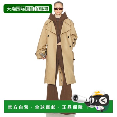 1h可退 香港直邮潮奢 Acne Studios 艾克妮 女士 Olu 风衣 A90683