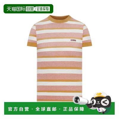 香港直邮PRADA 女士T恤 3966219ATF05AD SS2026 棕色 TOP