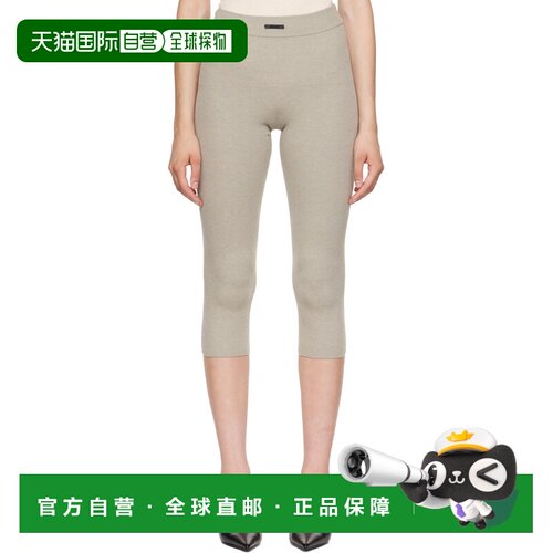 香港直邮essentials fear of god 女士 灰色 Capri 紧身裤 RW0035