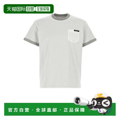 1h可退 香港直邮Prada 普拉达 男士 雙面圓領T卹 UJN960SOOO1801