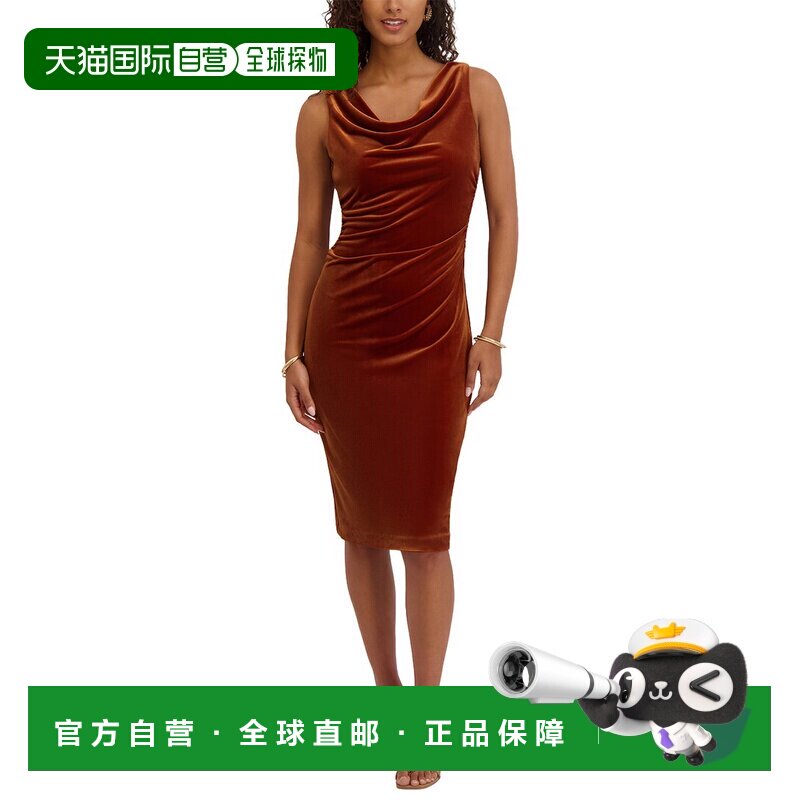 自营Kensie紧身连衣裙-肉桂 性感包臀裙 美国奥莱直发