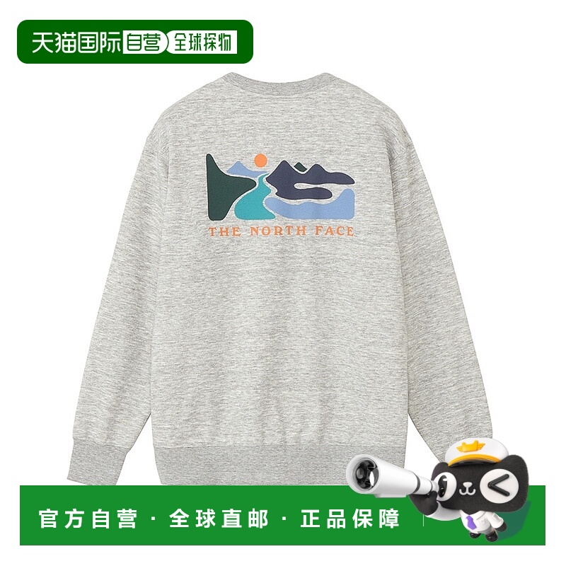 日潮跑腿The North Face北面 男女款图案圆领运动衫卫衣