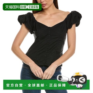 Bubble Angel Sleeve Cami 美国奥莱直发 自营Nation black LTD