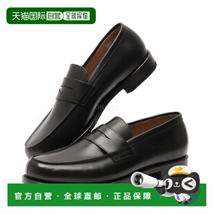 韩国直邮Paraboot男鞋ADONIS系列牛皮皮鞋平底黑色新款(2282 12)