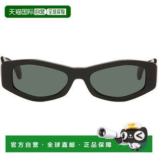 1h可退 香港直邮潮奢 versace 范思哲 女士 黑色 Signature 太阳