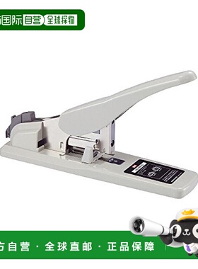 【日本直邮】Max大型台式订书机 12号针/30~110页装订 灰色HD-12N