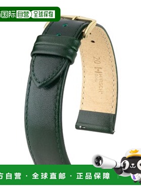 日本直邮03475040-1-20 HIRSCH Osiris 皮革表带手表替换带易于安