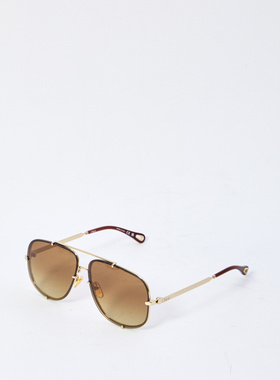 CHLOÉ 女士太阳镜 CH0348S003 AW2025 金色