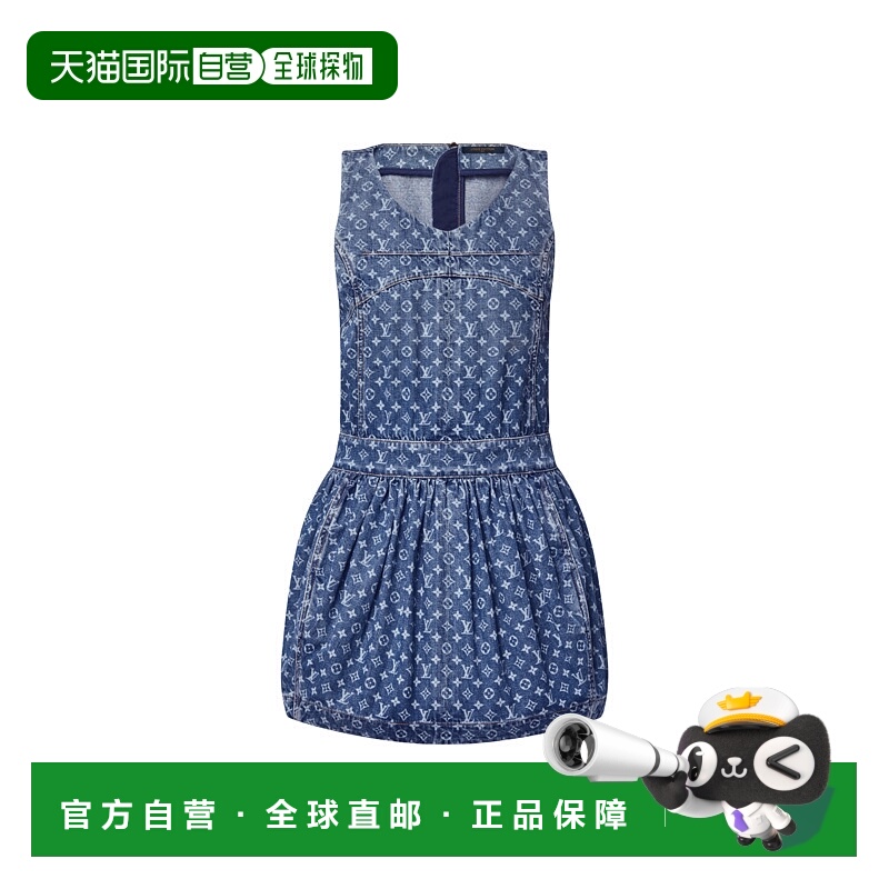 1h可退 欧洲直邮LV (2025新品) Monogram牛仔连衣裙