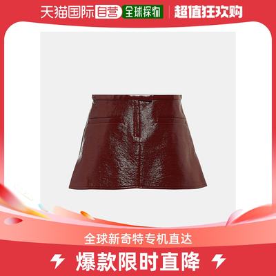 香港直邮潮奢 Courreges 女士Vinyl 迷你半身裙