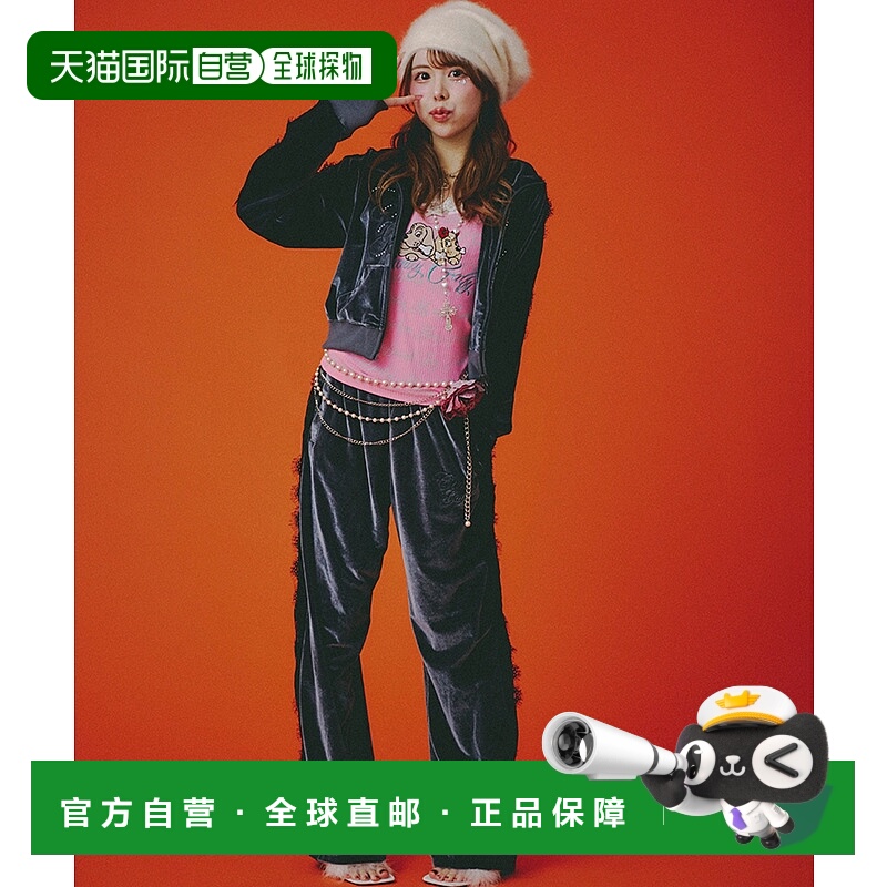 1h可退 日本直邮GALFY 女装 天丝绒光泽 宽松两件套 上下可单穿 1