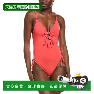 自营 Robin Piccone奥布里单件钥匙孔-粉红色 美国奥莱直发泳衣