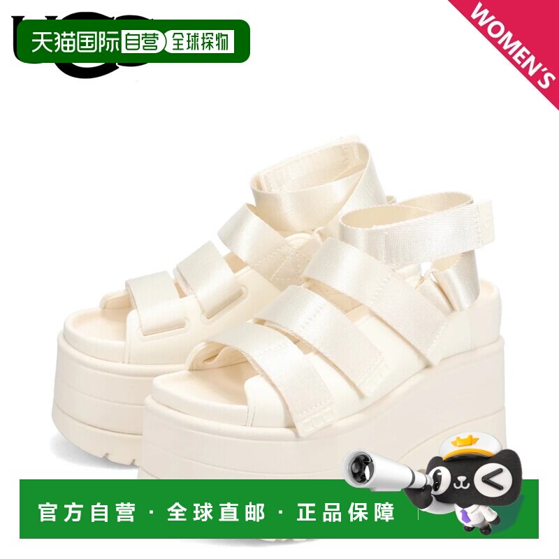 日本直邮UGG 凉鞋 厚底 金色 米白 凉拖1167431图片