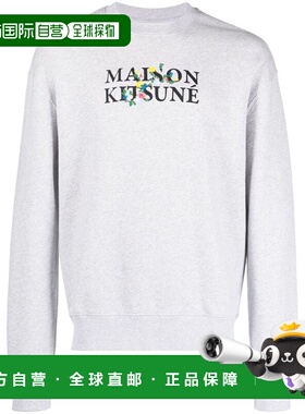 1h可退 香港直邮MAISON KITSUNE 男士 圆领长袖卫衣 LM00308KM030