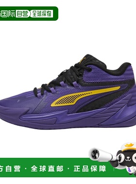 香港直邮彪马PUMA Dagger 简约潮流舒适百搭中帮儿童篮球鞋紫色青