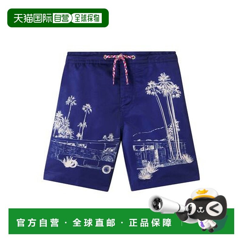 1h可退 香港直邮潮奢 golden goose 男童 Ariel 印花泳裤童装