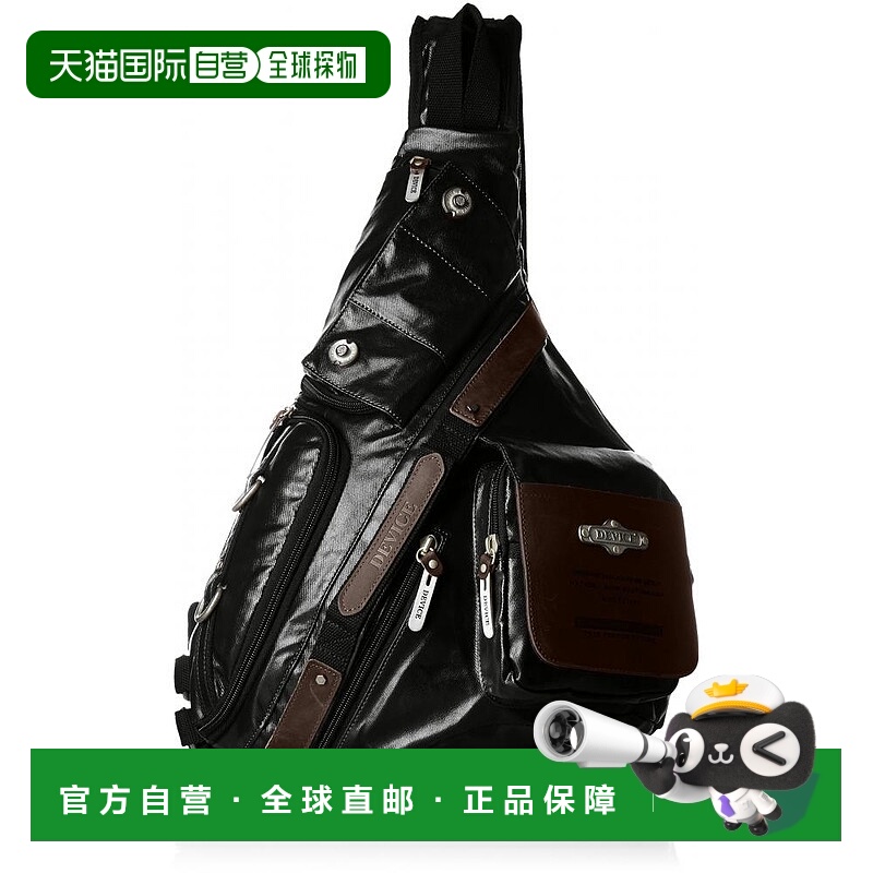 【日本直邮】DEVICE斜挎腰包单肩gear三角形腰包黑色休闲时尚简约