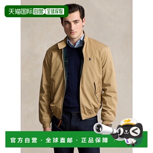 日本直邮Polo Ralph Lauren SS24 纯色Logo刺绣长袖夹克外套 男款