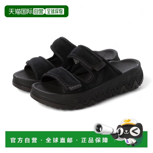 日本直邮UGG 凉鞋Cap Trail Strap Slide Sandals（黑色）