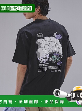 1h可退 日本直邮BEN DAVIS 别注发泡背面印花logoT恤 男士 312626