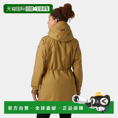 自营欧洲直邮Helly Hansen 女士驼色聚酰胺Westport保暖外套夹克