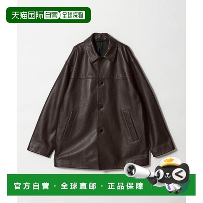 1h可退 日本直邮Steven Alan  压纹羊皮革车系大衣