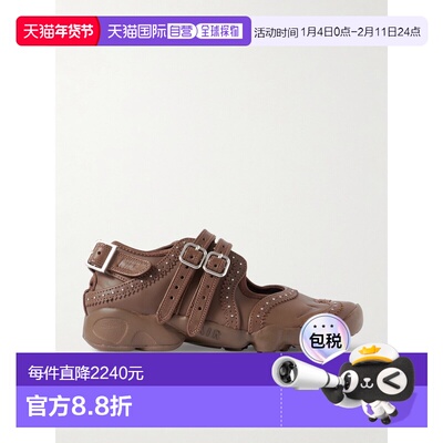 1h可退 香港直邮Nike 耐克 女士 Air Rift 精饰皮质裂缝鞋头运动