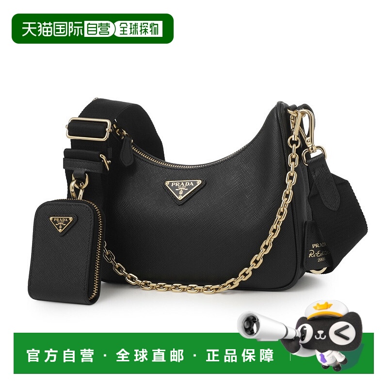 日本直邮Prada 三用单肩包/手提包黑色女士1bh204 vv2p nzv f0632