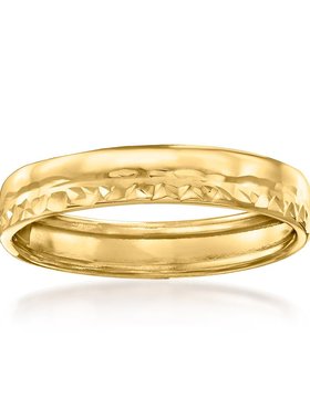 【美国奥莱】直发 Ross-Simons 意大利 14kt 黄金戒指 - 黄色