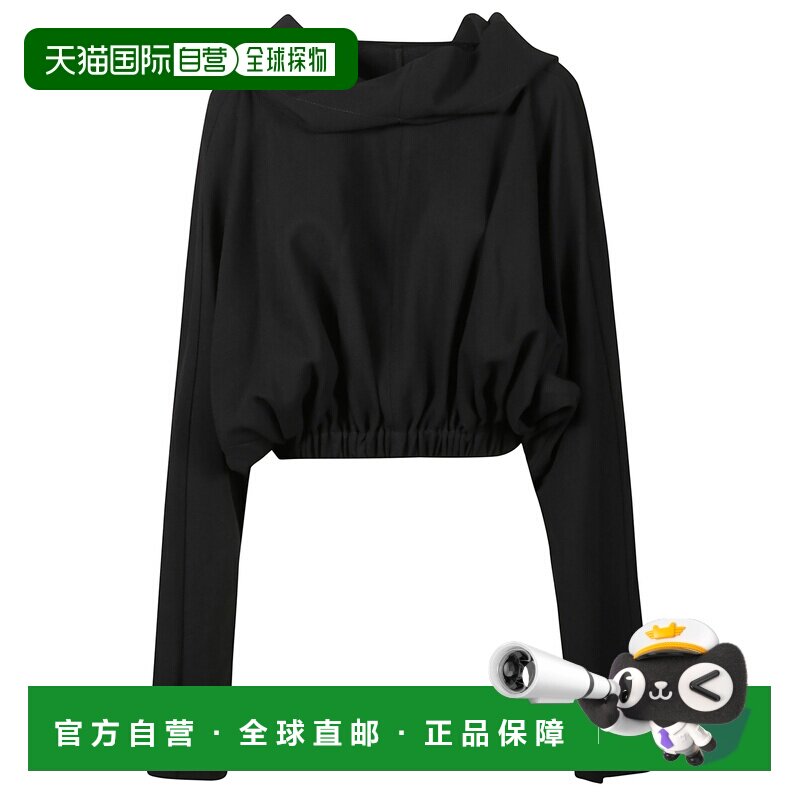 香港直邮RICK OWENS 女士T恤 RO02E4262WA09 AW2025 黑色女装