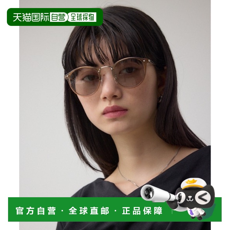 1h可退 日本直邮AZUL BY MOUSSY 女士金属桥架圆形太阳镜 250ISB5