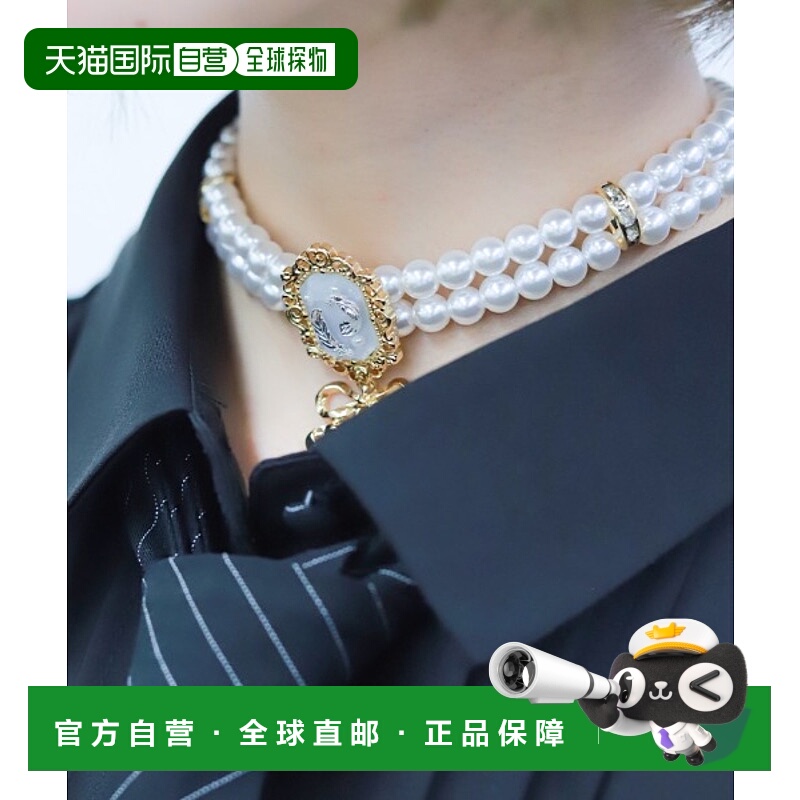 1h可退 日本直邮axes femme POETIQUE 女士 天使之翼封入珍珠chok