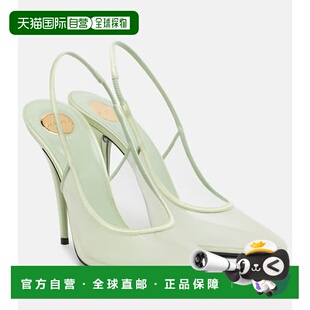 香港直邮Saint Laurent 圣罗兰 女士 Anita 110 网纱露跟浅口鞋