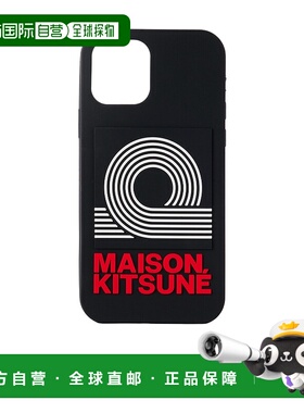 1h可退 香港直邮MAISON KITSUNÉ 男士手机壳 IU06827AP0002BLACK