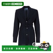 繫帶單排扣西裝外套 1h可退 P56 普拉达 女士 香港直邮潮奢 Prada