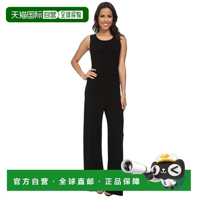 1h可退 香港直邮NORMA KAMALI 诺玛 卡玛丽 女士 无袖抽褶束腰连