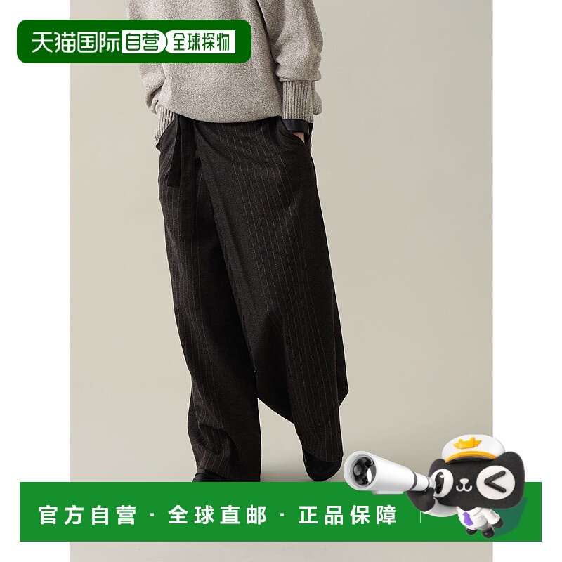 1h可退 日本直邮Pilgrim Surf+Supply 女士 宽松直筒 西装裤 再生