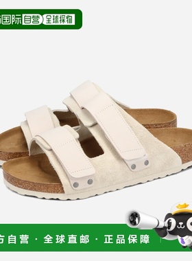 日本直邮BIRKENSTOCK UJI 磨砂皮男士常规款凉鞋复古白色 (BKS-10