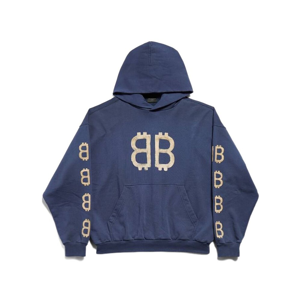 潮奢 Balenciaga 巴黎世家 男士 CRYPTO连帽卫衣 767877TOVU7