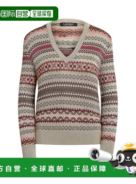 1h可退 香港直邮Lauren Ralph Lauren 女士 毛衣 green绿色 舒适