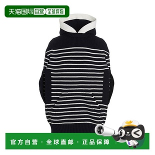 1h可退 香港直邮Sacai 女士 徽标连帽针织毛衣 2306489 blue蓝色