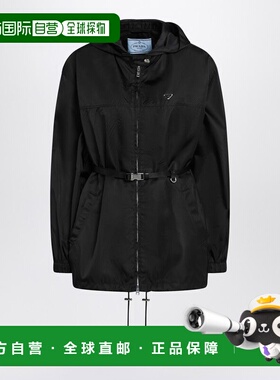 1h可退 香港直邮Prada 普拉达 女士 RENYLON 黑色套头上衣 292348